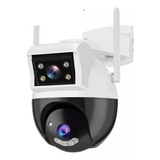 4mp Câmera Ip Wi-fi Outdoor Ball Machine Ip66 Duas Lentes 