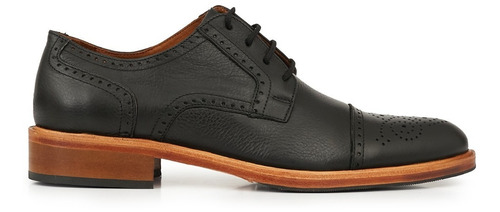 Zapato Hombre Cuero Vestir Brogue Briganti Mocasin Elegante