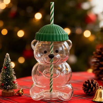 Divertido Vaso De Plástico Para Sorber Con Forma De Moda