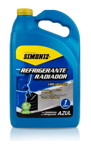 Refrigerante Radiador Simoniz Azul Galon