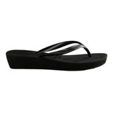 Ojotas Havaianas 1/2 Plataforma High Light Negras