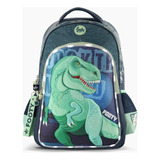 Mochila 18  Espalda Footy C/luz Modelo Dinosaurio