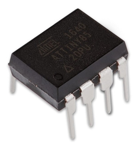 Paquete De 2 Microcontrolador Attiny85-20pu Dip-8