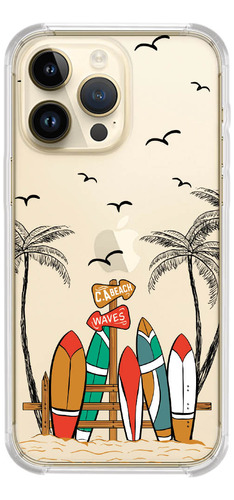 Capinha Compativel Modelos iPhone Surf Beach 0273