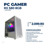 Pc Gamer Intel | Rx 580 8gbs | Ssd 480gb Gbs | Roda Tudo