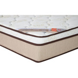 Colchão Castor Queen Innovation One Face Híbrido 158x198x27 Cor Marrom-claro