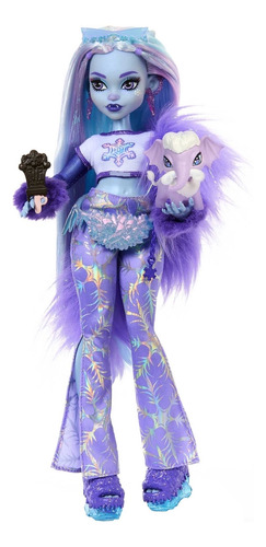 Monster High Doll, Abbey Bominable  Con Pet Mammoth Tundra Y