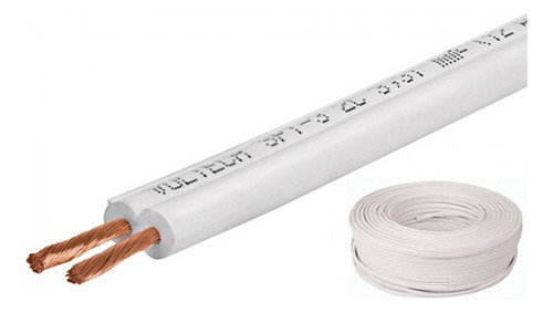 Cable Duplex 2 X 12 Blanco X 100 Metros Procables