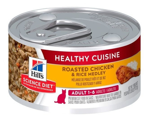 24 Latas Hill's Science Diet Healthy Cuisine 80 G