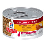 24 Latas Hill's Science Diet Healthy Cuisine 80 G