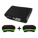 Kit Capa Anti Poeira Xbox Series S Console + 2 Case Controle