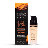 Base Líquida Aines Beauty Real Match Extra Lasting Claro 18g