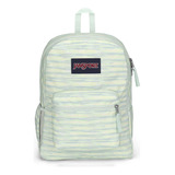 Mochila Jansport Cross Town Celeste Con Blanco Unisex