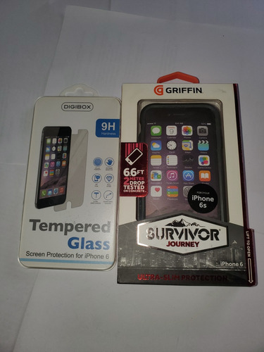 Funda Griffin Survivor iPhone 6s+ Glass