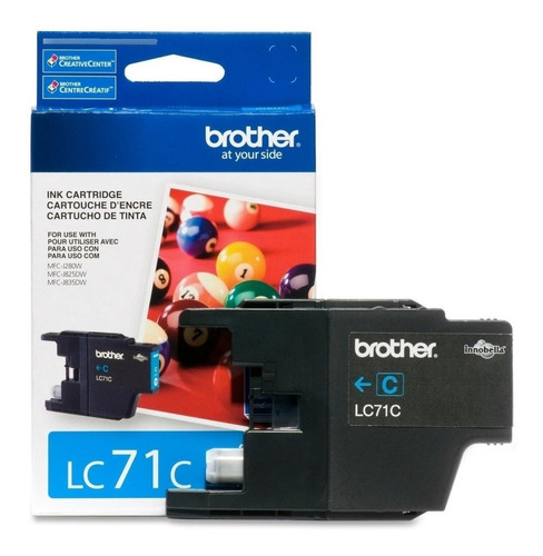 Cartucho Original Brother Lc71c Lc71 Cyan J280 J425 J430