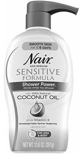 Depilacion  Nair Shower Power Sensitive Con Aceite De Coco (