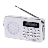 Mini Rádio Receptor Luvin T-205 Fm Cor Branco Frete Grátis