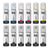 Kit 12 Refil Tinta Epson T544 L3110 L3250 L3150