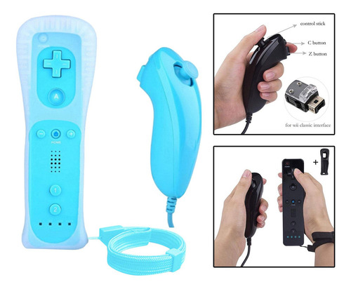 Controlador De Gestos Y Joystick Con Funda De Silicona Y