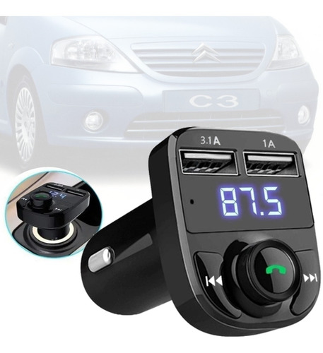 Adaptador Bluetooth Conversor Fm Universal Citroen C3