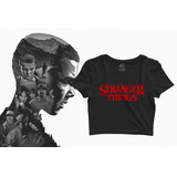 Playera Crop Top Stranger Things