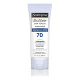 Neutrogena Ultra Sheer Dry-touch Protector Solar, Crema Fps 70