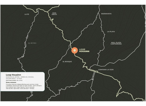 Vendo Lote En Loop Housinn Via Don Diego - La Ceja (el Retiro) - Imagen 2
