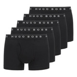 Boxers Hugo Boss 5 Pack Trunk Negros - Originales Y Nuevos