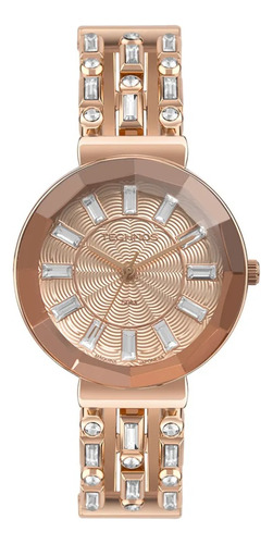 Relógio Feminino Technos Crystal Rosé 2033cy/1j Original