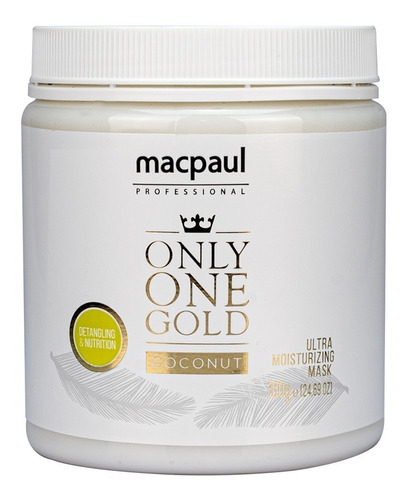 Mascara Only One Gold Coconut 700g Macpaul