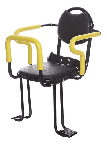 Silla De Seguridad Infantil Para Bicicleta Color Amarillo