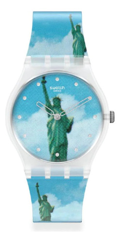 Reloj Analogo Unisex Gz351 Swatch X Moma