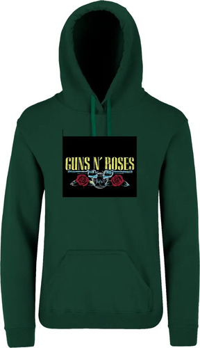 Sudadera Hoodie Guns And Roses Mod. 0091 Elige Color