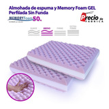 2 X Almohada Memory Foam Con Gel - Perfilada - Sin Funda