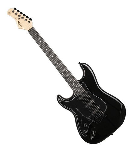 Guitarra Elétrica P\ Canhoto Tg-500 Tagima Black Woodstock