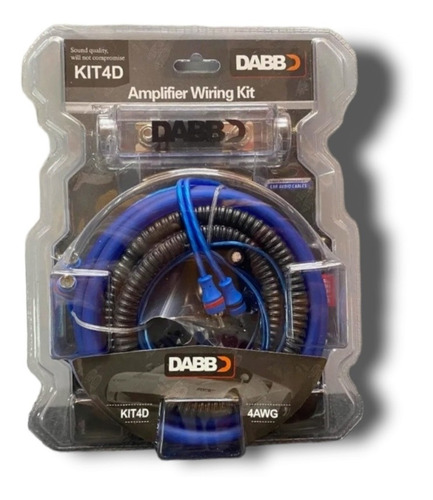 Dabb  - Kit Pro De Instalación Para Amplificador Calibre #4