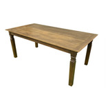 Mesa Madeira Jantar Demolição Rustica Maciça 1,80x70