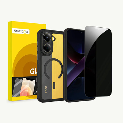 Kit Funda Para Xiaomi Magsafe Translúcida Mate + Mica Pantalla  Privacidad, Case Uso Rudo Reforzada | MercadoLibre