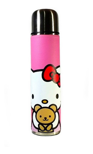 Termo Acero Inoxidable 1 Litro Forrado En Cuero Kitty