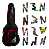 Funda Guitarra Clásica  Deville Kidam Con Un Strap A Elegir