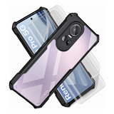 Funda Case Transparente For Oppo Reno 10 & Pro + 2 Micas