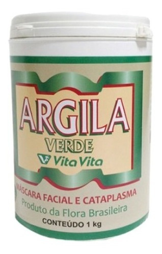 Argila Verde Micronizada 1kg Vita Vita