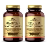 Vitamina D3 10000 Iu Solgar - Unidad a $2308