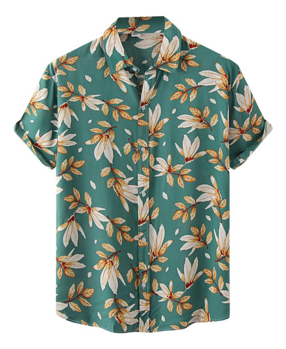 Camisa Para Hombre, Camisa Hawaiana De Playa, Blusa Para Hom