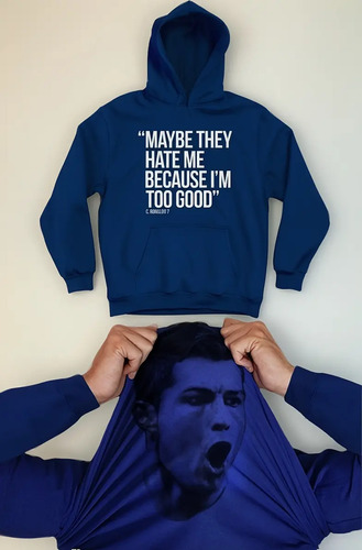 Sudadera Reversible Cristiano Ronaldo Hoodie Hombre Y Niño