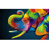 Kit Lienzo Para Pintar Por Números Con Bastidor Elefante
