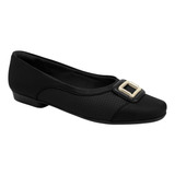 Sapato Piccadilly 250228-4 Clássico Joanete Napa Preto 