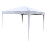 Gazebo Hierro Plegable 3x3m Blanco Bynox