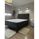 Cama 2 Plaza Europea Incluye Base+respaldo+colchon 