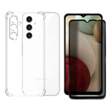 Kit Capa Case Para Galaxy A05s + Pelicula Privacidade Fosca